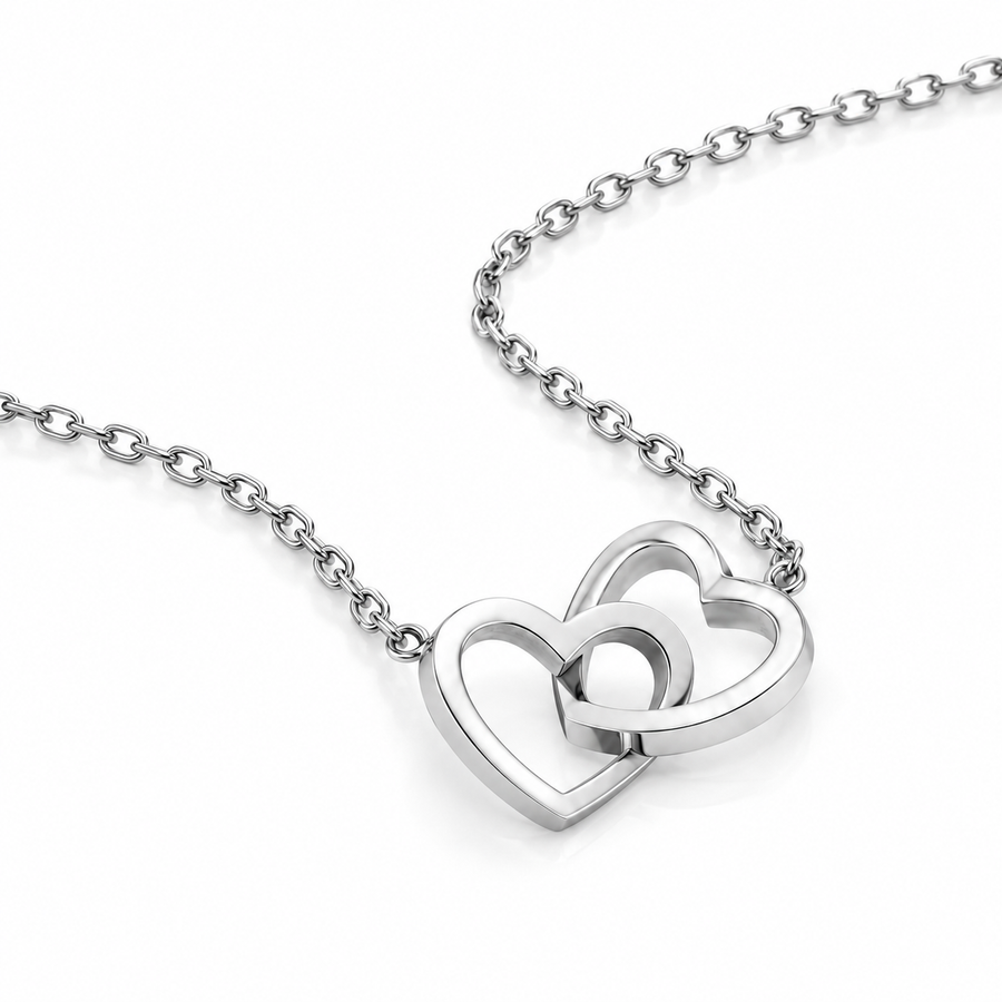 Inseparables — Collar Doble Corazón
