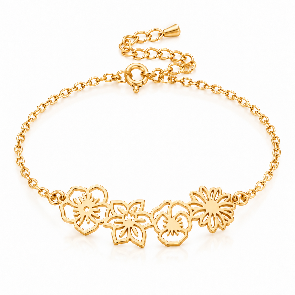 Brazalete Flores de Nacimiento Personalizadas