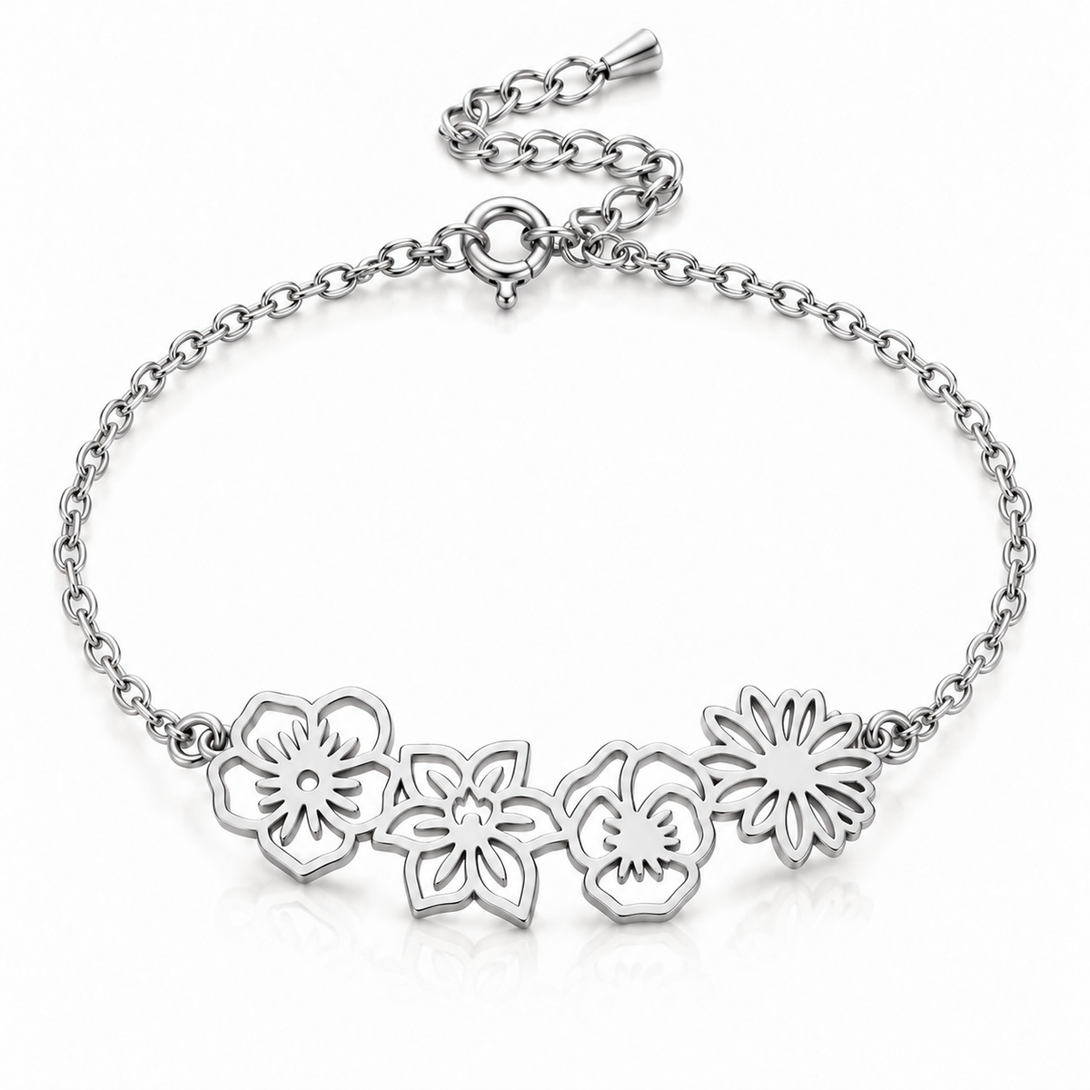 Brazalete Flores de Nacimiento Personalizadas